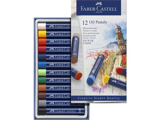 Faber-Castell Oliepastelkrijt Creative Studio Set 12st