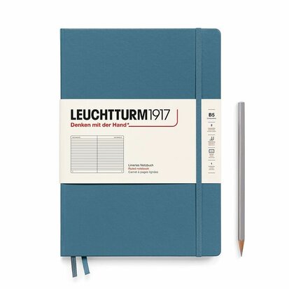 Leuchtturm B5 Composition Hardcover Stone Blue