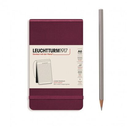 Leuchtturm A6 Reporter Notitieboek Port Red