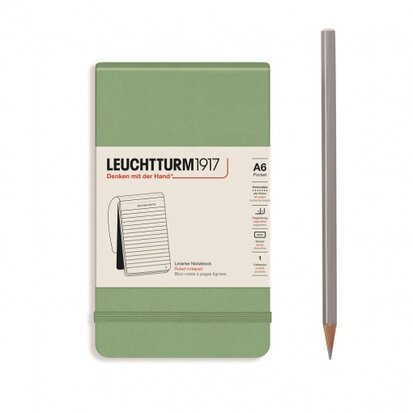 Leuchtturm A6 Reporter Notitieboek Sage