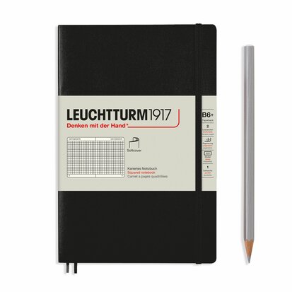 Leuchtturm B6+ Paperback Softcover Notitieboek Black