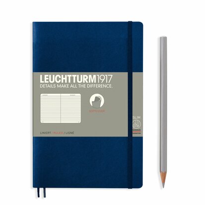 Leuchtturm B6+ Paperback Softcover Notitieboek Navy