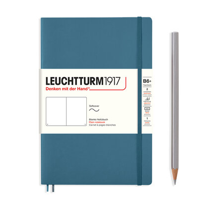 Leuchtturm B6+ Paperback Softcover Notitieboek Stone Blue