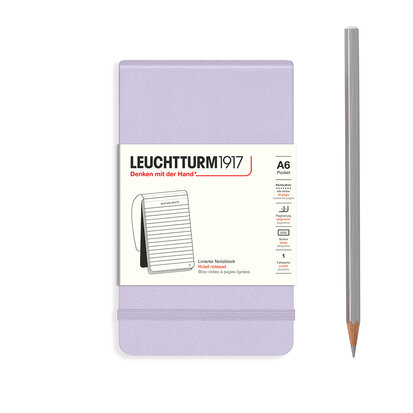 Leuchtturm A6 Reporter/Notepad Notitieboek Lilac