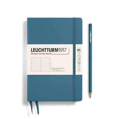 Leuchtturm B6+ Paperback Hardcover Notitieboek Stone Blue