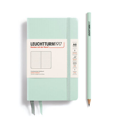 Leuchtturm A6 Pocket Hardcover Notitieboek Mint Green