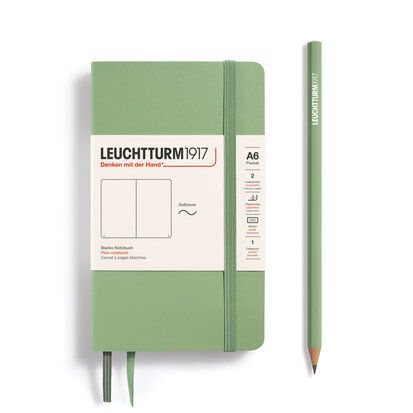 Leuchtturm A6 Pocket Softcover Notitieboek Sage