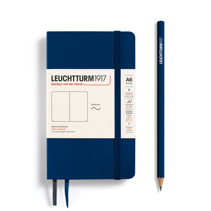 Leuchtturm A6 Pocket Softcover Notitieboek Navy