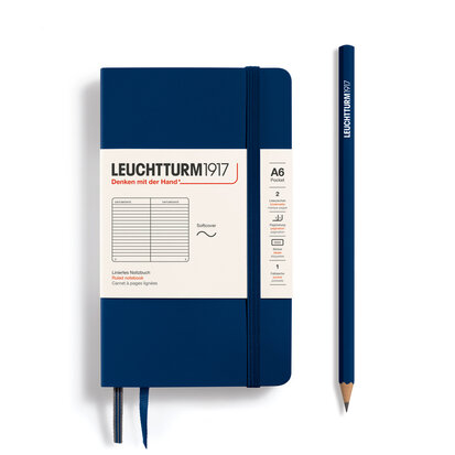 Leuchtturm A6 Pocket Softcover Notitieboek Navy