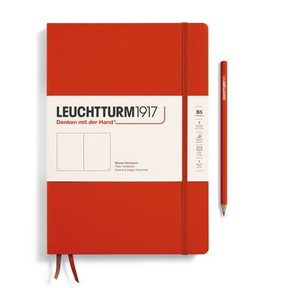 Leuchtturm B5 Composition Hardcover Fox Red