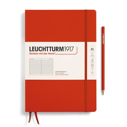 Leuchtturm B5 Composition Hardcover Fox Red