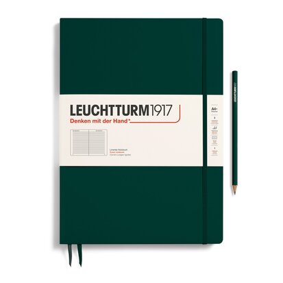 Leuchtturm A4+ Master Slim Hardcover Notitieboek Forest Green