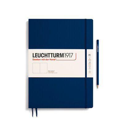 Leuchtturm A4+ Master Slim Hardcover Notitieboek Navy