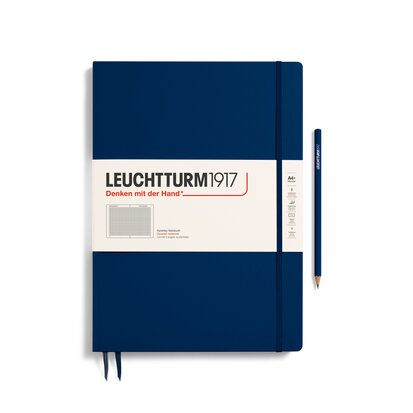 Leuchtturm A4+ Master Slim Hardcover Notitieboek Navy