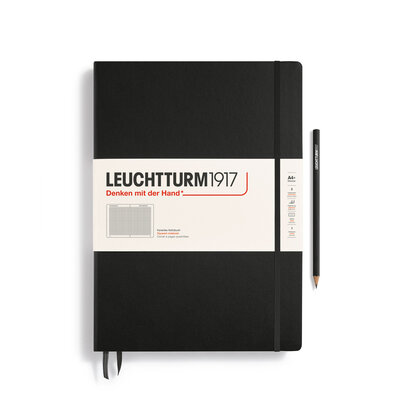 Leuchtturm  A4+ Master Classic Hardcover Notitieboek Black