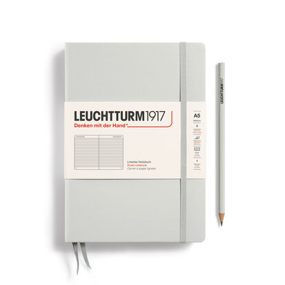 Leuchtturm A5 Medium Hardcover Notitieboek Light Grey