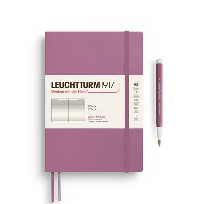 Leuchtturm A5 Medium Softcover Notitieboek Dusty Rose