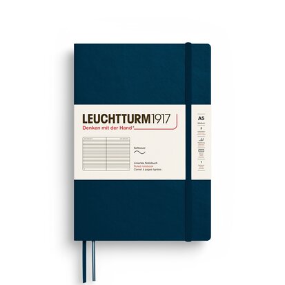 Leuchtturm A5 Medium Softcover Notitieboek Deep Sea