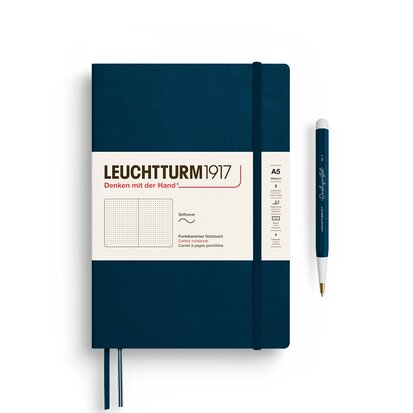 Leuchtturm A5 Medium Softcover Notitieboek Deep Sea