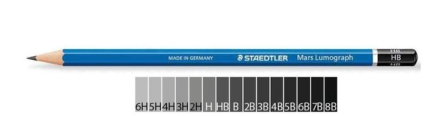 Staedtler Mars Lumograph 100 Grafietpotlood 