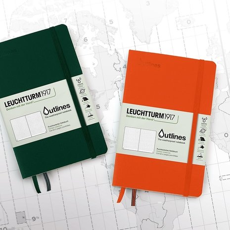 Leuchtturm B6+ Paperback Softcover Notitieboek Outlines Weatherproof 