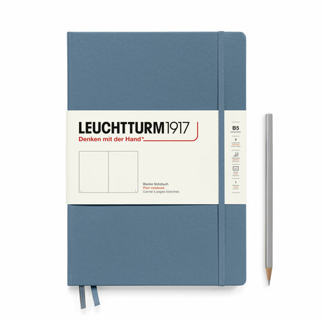 Leuchtturm B5 Composition Hardcover Stone Blue