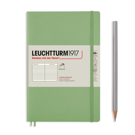 Leuchtturm B6+ Paperback Softcover Notitieboek Sage