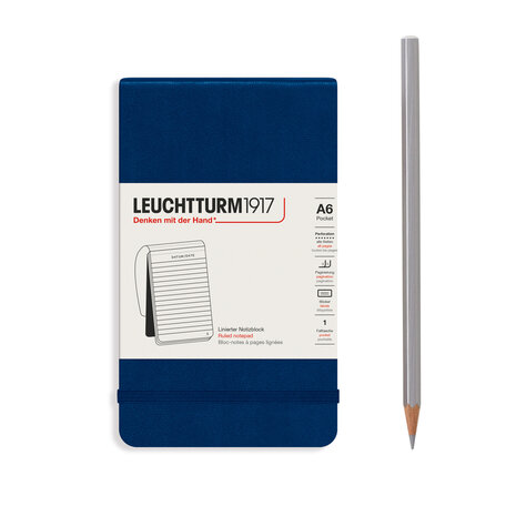 Leuchtturm A6 Reporter Notitieboek Navy