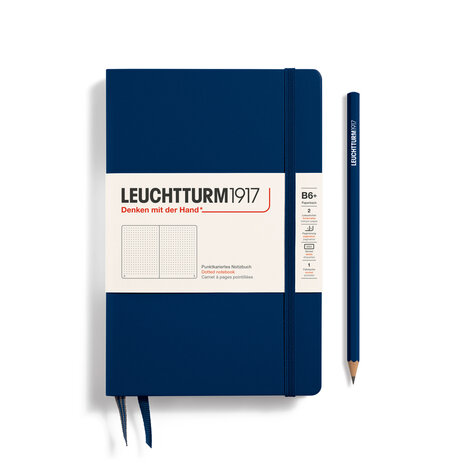 Leuchtturm B6+ Paperback Hardcover Notitieboek Navy