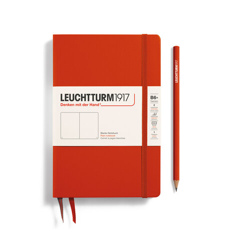 Leuchtturm B6+ Paperback Hardcover Notitieboek Fox Red