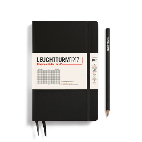 Leuchtturm B6+ Paperback Hardcover Notitieboek Black