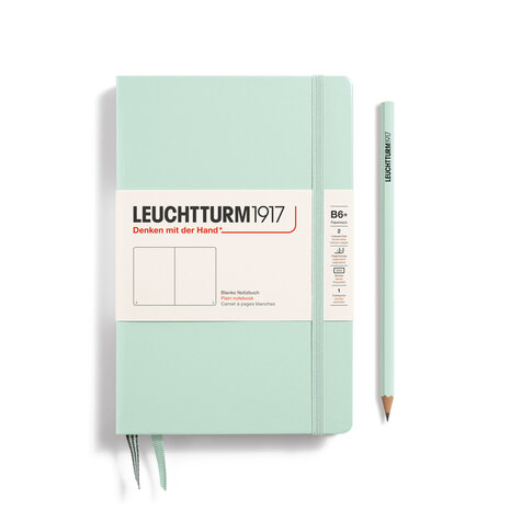 Leuchtturm B6+ Paperback Hardcover Notitieboek Mint Green