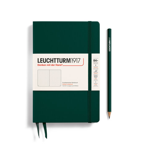 Leuchtturm B6+ Paperback Hardcover Notitieboek Forest Green