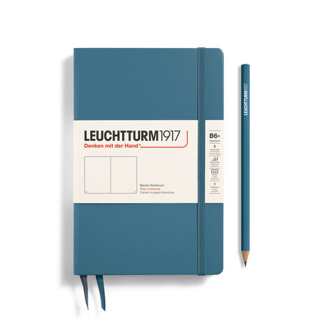 Leuchtturm B6+ Paperback Hardcover Notitieboek Stone Blue