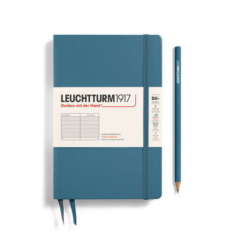 Leuchtturm B6+ Paperback Hardcover Notitieboek Stone Blue