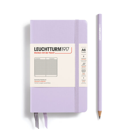 Leuchtturm A6 Pocket Hardcover Notitieboek Lilac