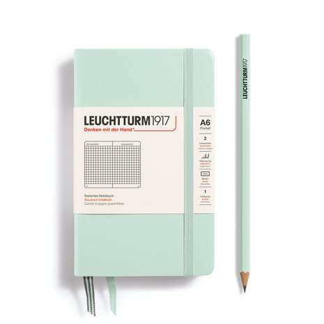 Leuchtturm A6 Pocket Hardcover Notitieboek Mint Green