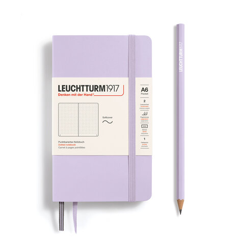 Leuchtturm A6 Pocket Softcover Notitieboek Lilac