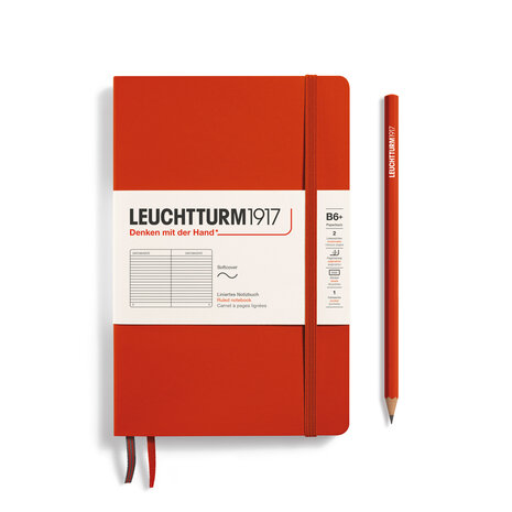 Leuchtturm B6+ Paperback Softcover Notitieboek Fox Red