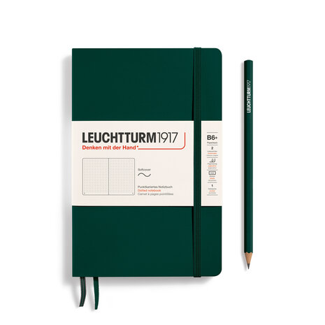 Leuchtturm B6+ Paperback Softcover Notitieboek Forest Green