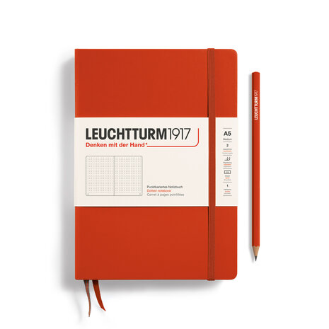 Leuchtturm A5 Medium Hardcover Notitieboek Fox Red