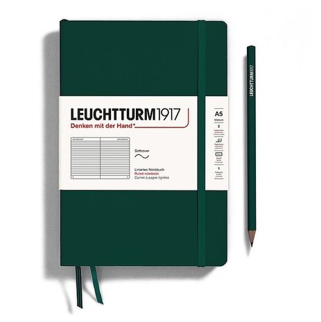 Leuchtturm A5 Medium Hardcover Notitieboek Forest Green