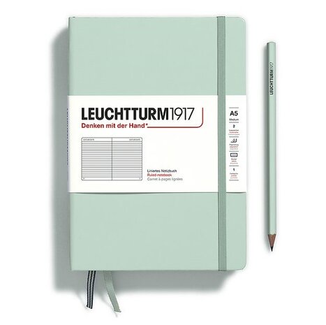 Leuchtturm A5 Medium Hardcover Notitieboek Mint Green