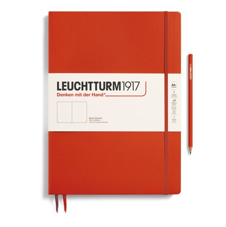 Leuchtturm A4+ Master Slim Hardcover Notitieboek Fox Red