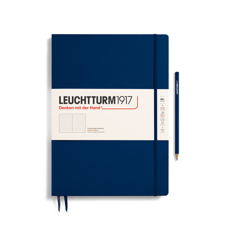 Leuchtturm A4+ Master Slim Hardcover Notitieboek Navy