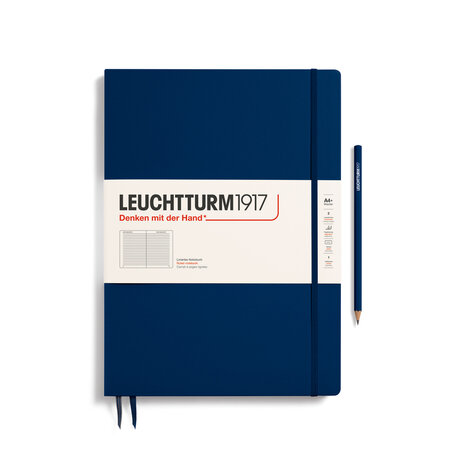 Leuchtturm A4+ Master Slim Hardcover Notitieboek Navy