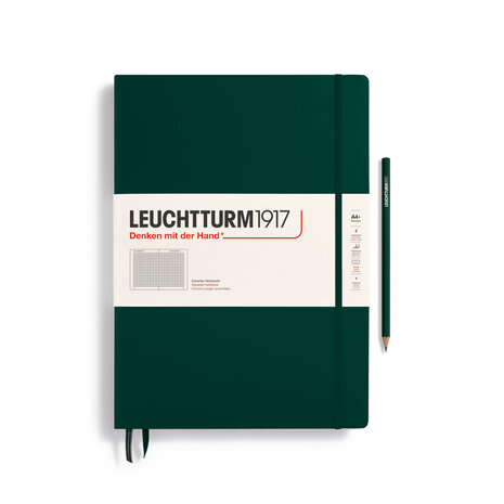 Leuchtturm A4+ Master Classic Hardcover Notitieboek Forest Green