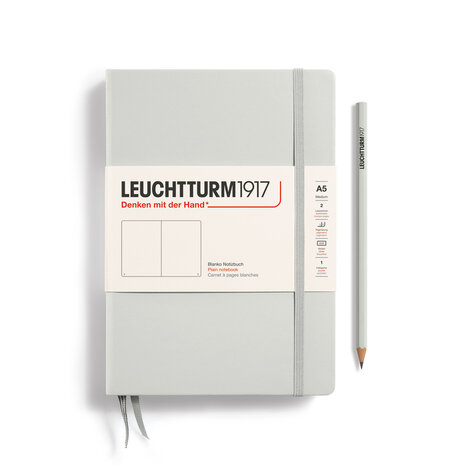 Leuchtturm A5 Medium Hardcover Notitieboek Light Grey