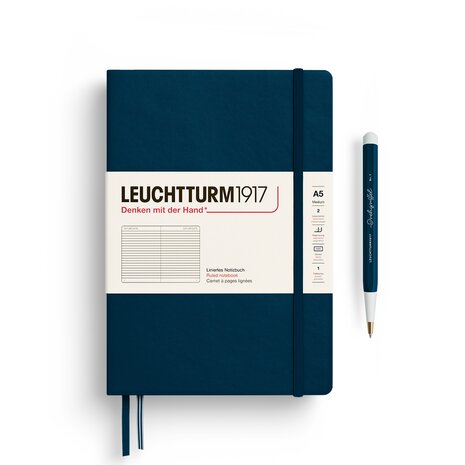 Leuchtturm A5 Medium Hardcover Notitieboek Deep Sea