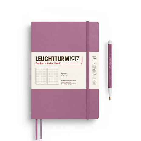 Leuchtturm A5 Medium Softcover Notitieboek Dusty Rose